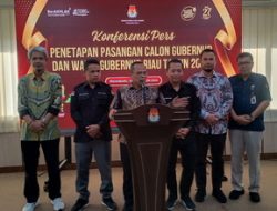 KPU Riau Akan Tetapkan Nomor Urut Paslon Gubernur Dan Wakil Gubernur Riau